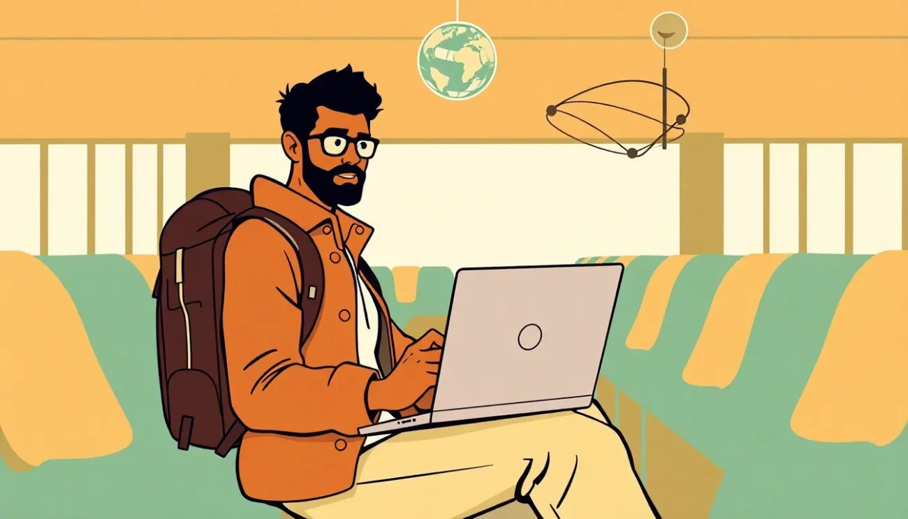 person working remotely on laptop with multiple remote job websites displayed