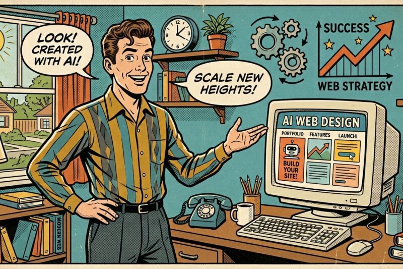 sell AI generated websites