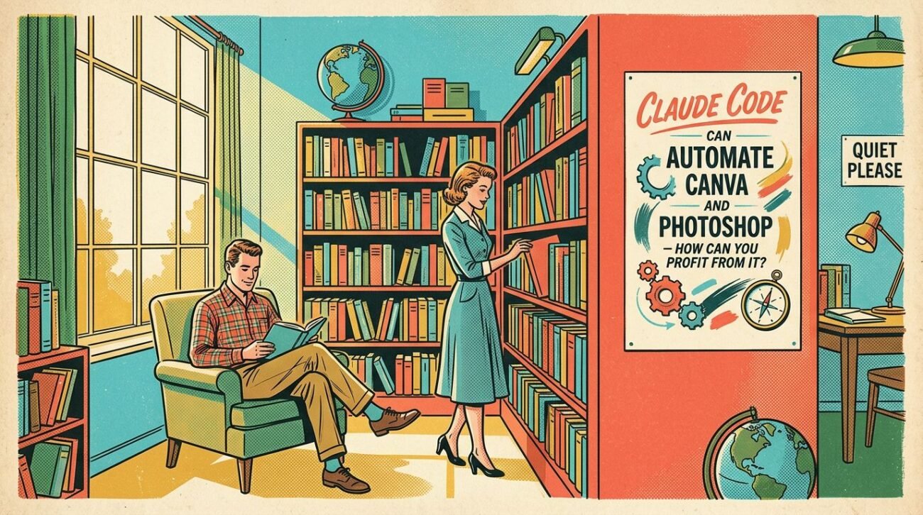 claude code can automate Canva and photoshop - how can you profit from it? - Claude Canva automation