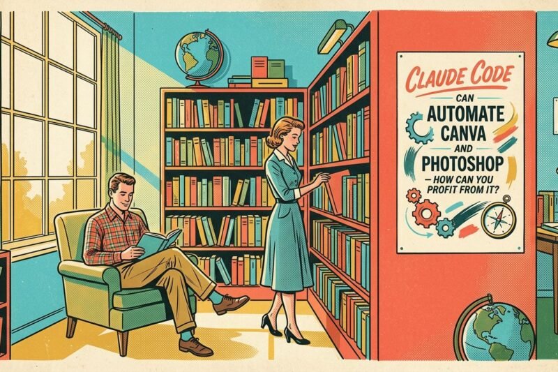 claude code can automate Canva and photoshop - how can you profit from it? - Claude Canva automation