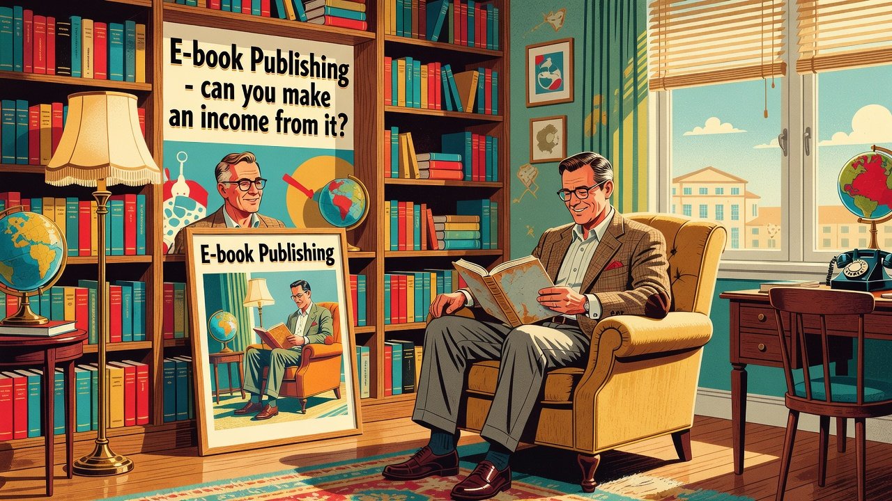 E-book Publishing - can you make an income from it? - make money with ebooks