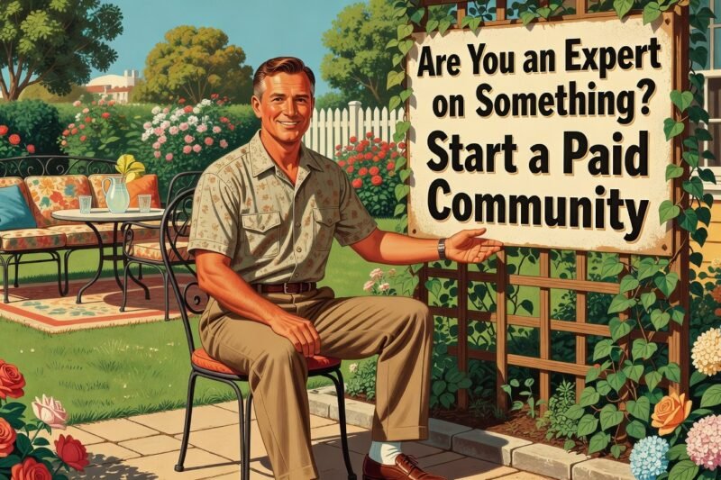 Are You an Expert on Something? Start a Paid Community - a paid community