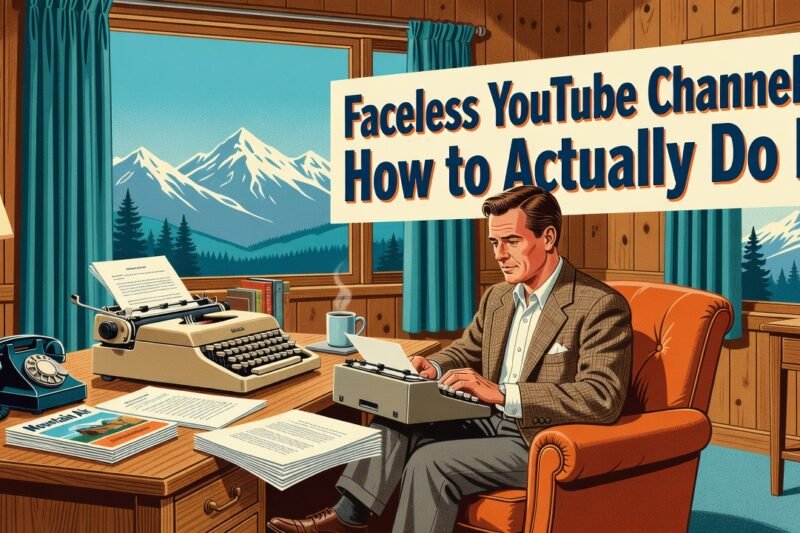 Faceless YouTube Channels: How to Actually Do It - faceless YouTube channel