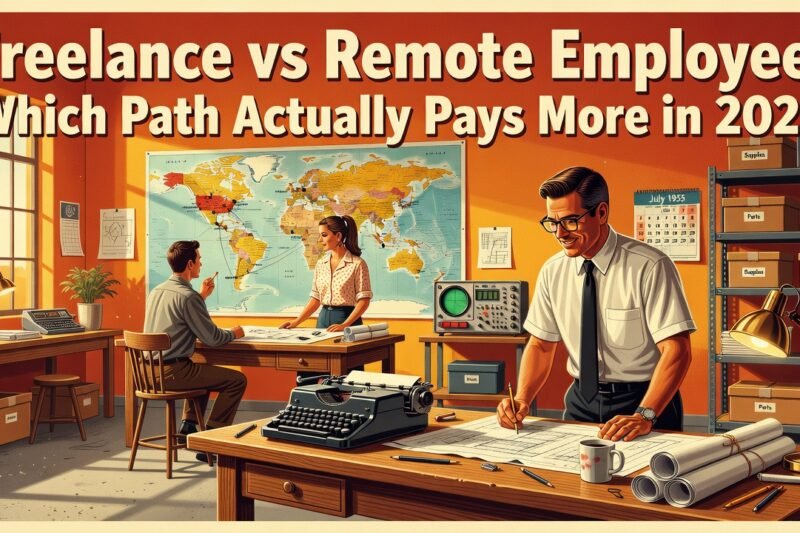Freelance vs Remote Employee: Which Path Actually Pays More in 2026 - freelance vs remote salary