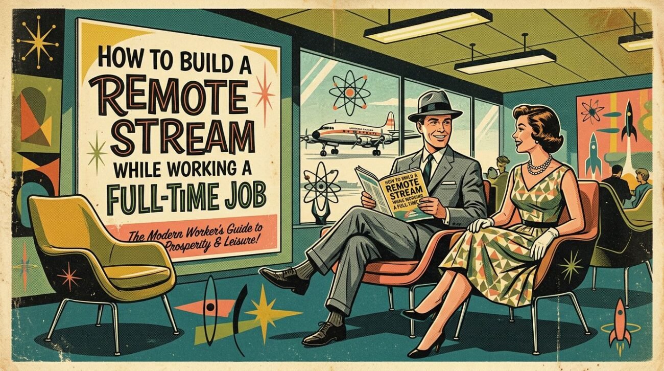 How to Build a Remote Income Stream While Working a Full-Time Job - remote income stream
