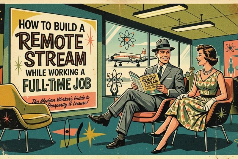 How to Build a Remote Income Stream While Working a Full-Time Job - remote income stream