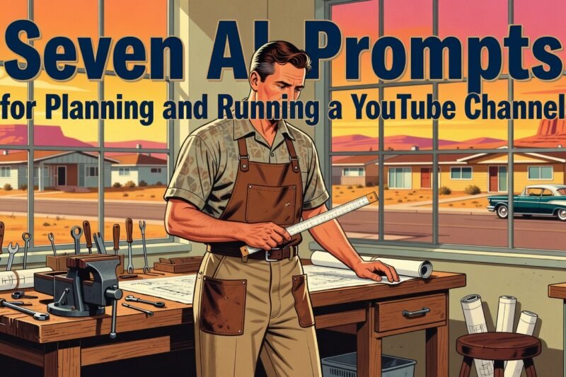 Seven AI Prompts for Planning and Running a YouTube Channel - Seven AI Prompts for Planning and Running a YouTube Channel