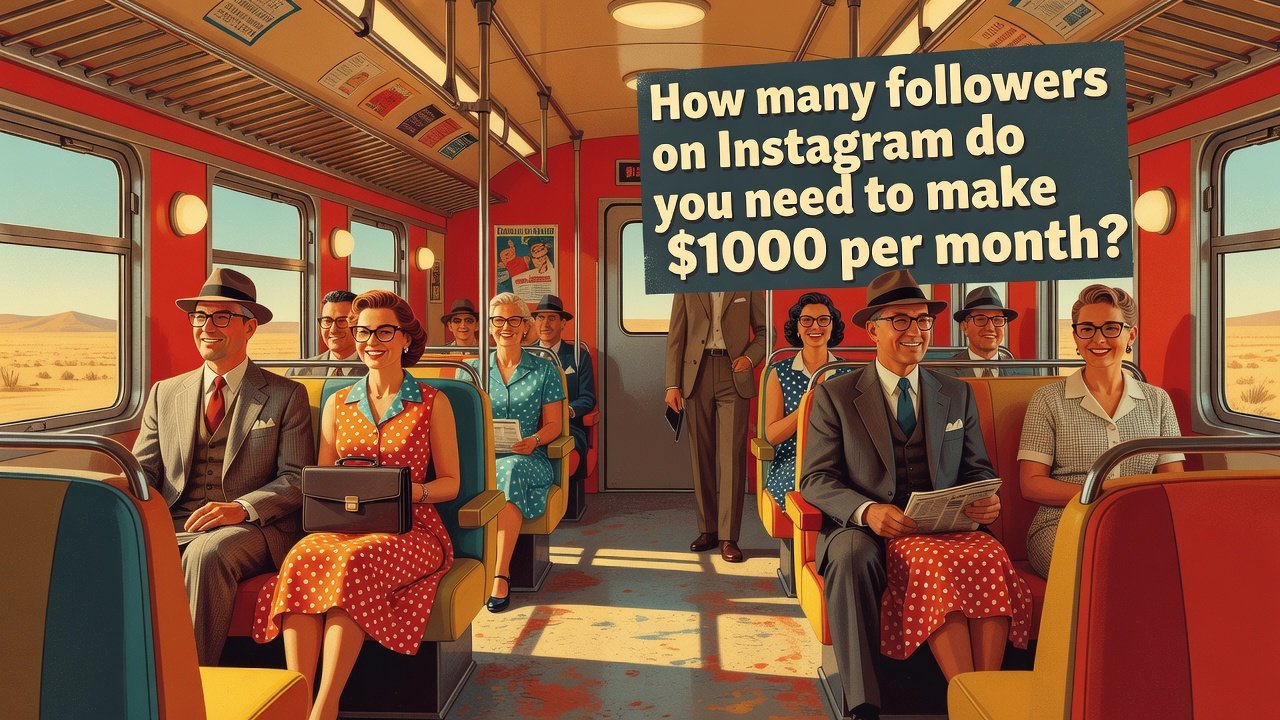 How many followers on Instagram do you need to make $1000 per month? - how many Instagram followers