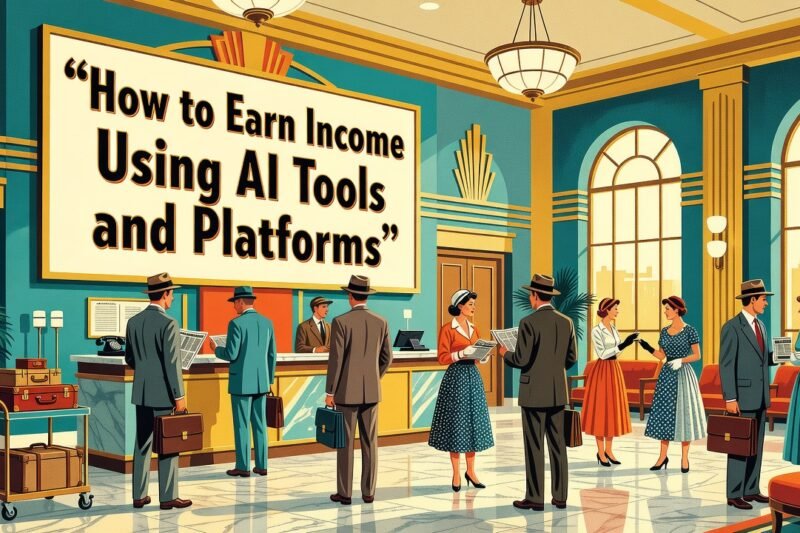 How to Earn Income Using AI Tools and Platforms - money with AI
