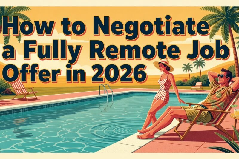 How to Negotiate a Fully Remote Job Offer in 2026 - remote job negotiation