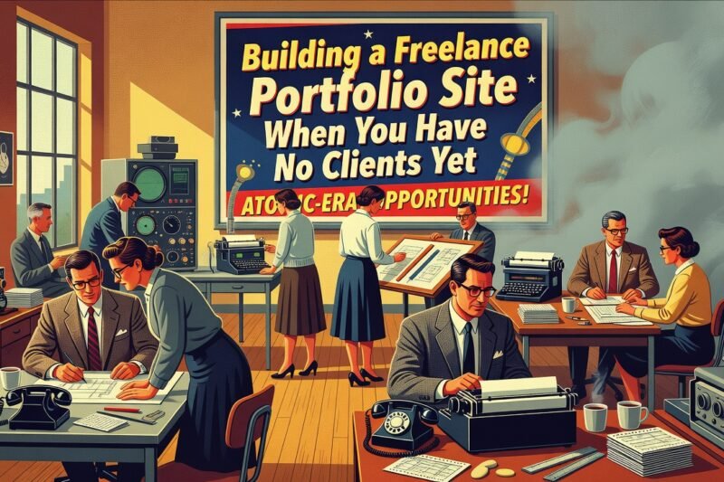 Building a Freelance Portfolio Site When You Have No Clients Yet - freelance portfolio with no clients