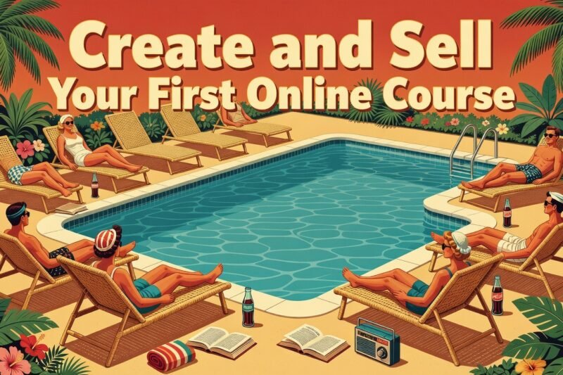 Create and Sell Your First Online Course - an online course