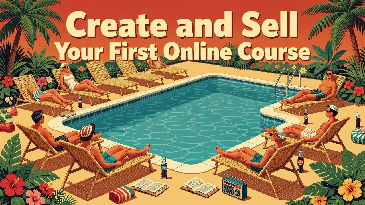Create and Sell Your First Online Course - an online course