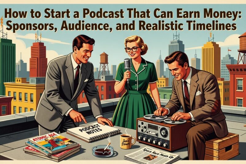 How to Start a Podcast That Can Earn Money: Sponsors, Audience, and Realistic Timelines - monetize a podcast