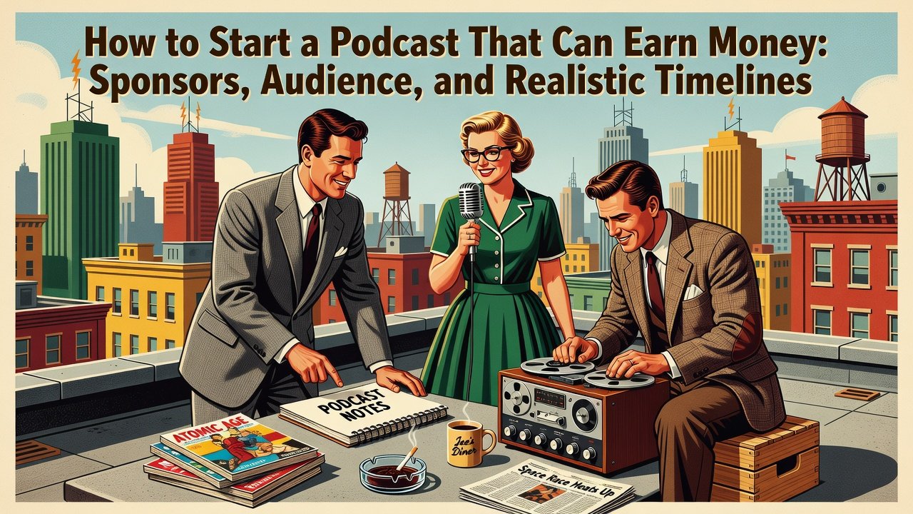 How to Start a Podcast That Can Earn Money: Sponsors, Audience, and Realistic Timelines - monetize a podcast